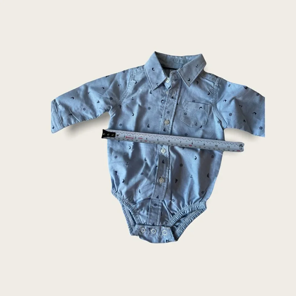 Carter's Bodysuit - Size 6 month  - Blue